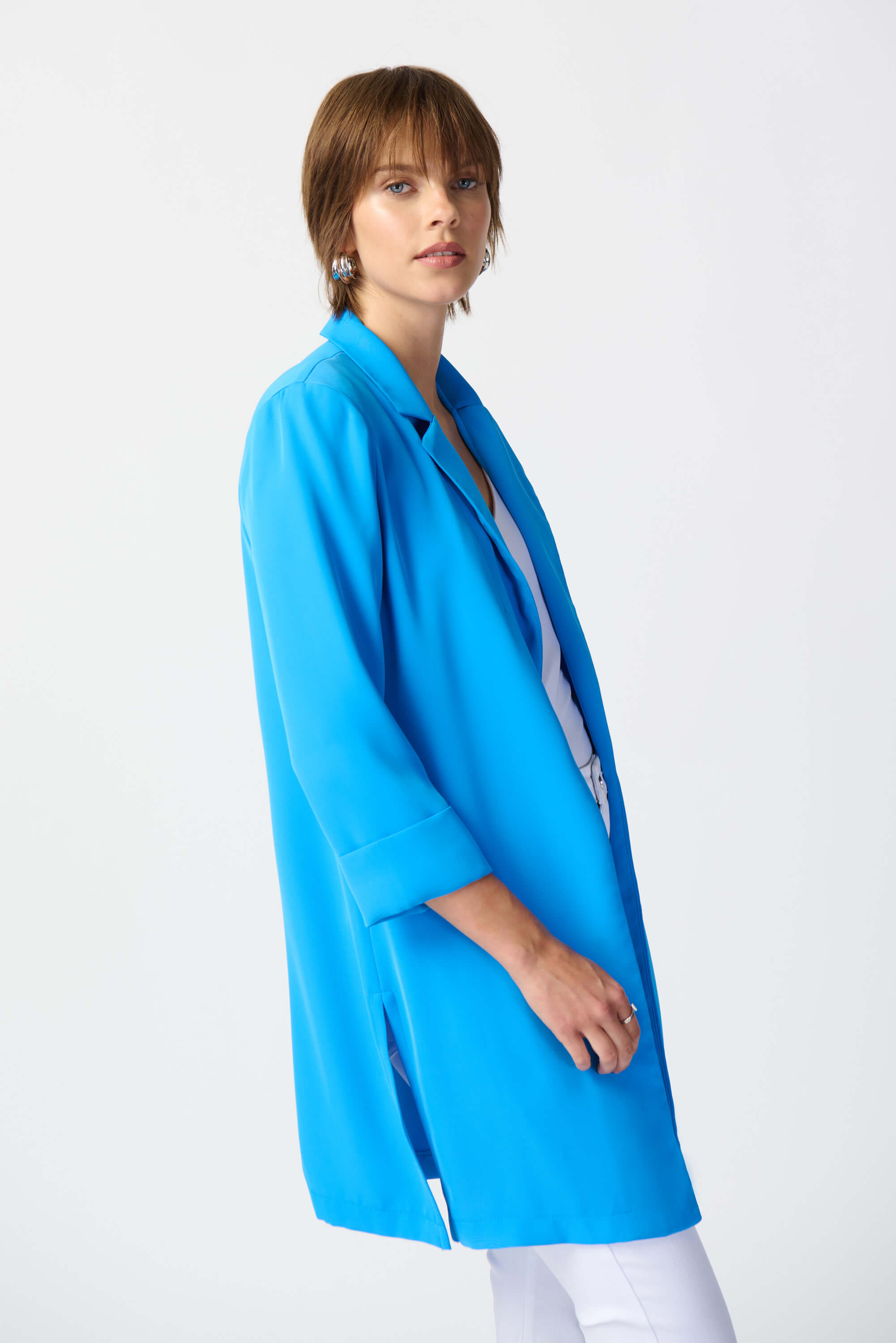 Blazer largo clásico, colores de temporada - 211361S24