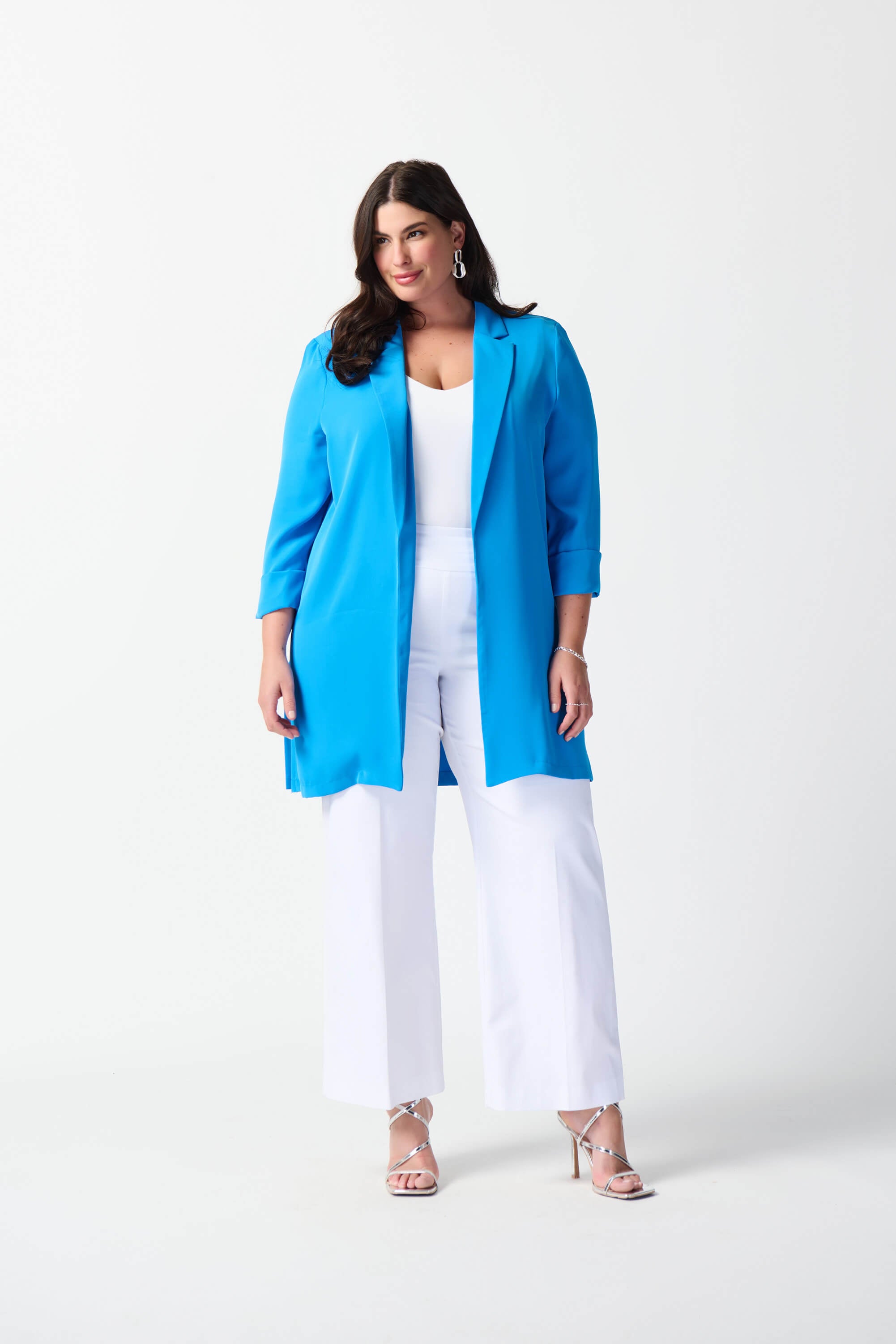 Blazer largo clásico, colores de temporada - 211361S24