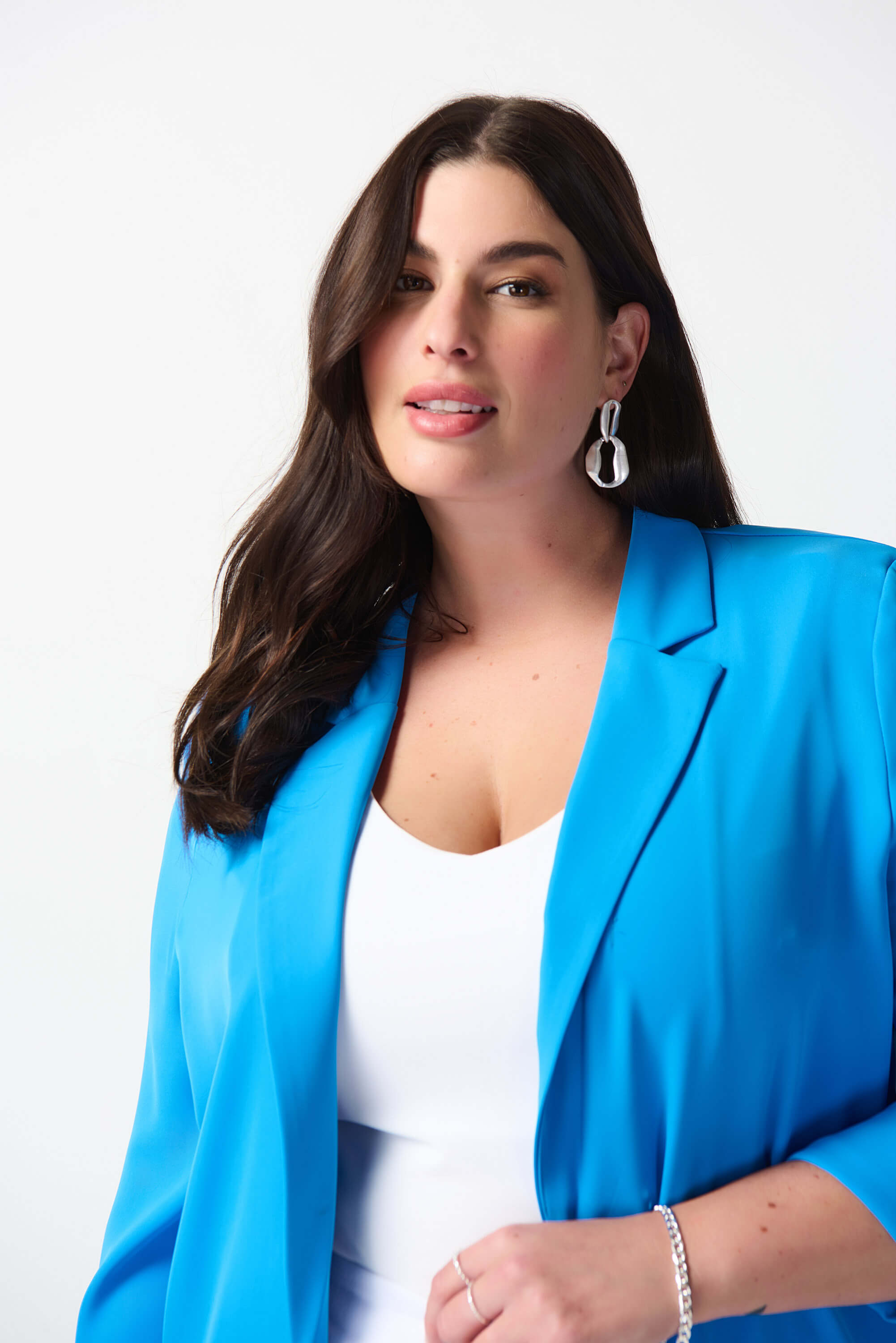 Blazer largo clásico, colores de temporada - 211361S24