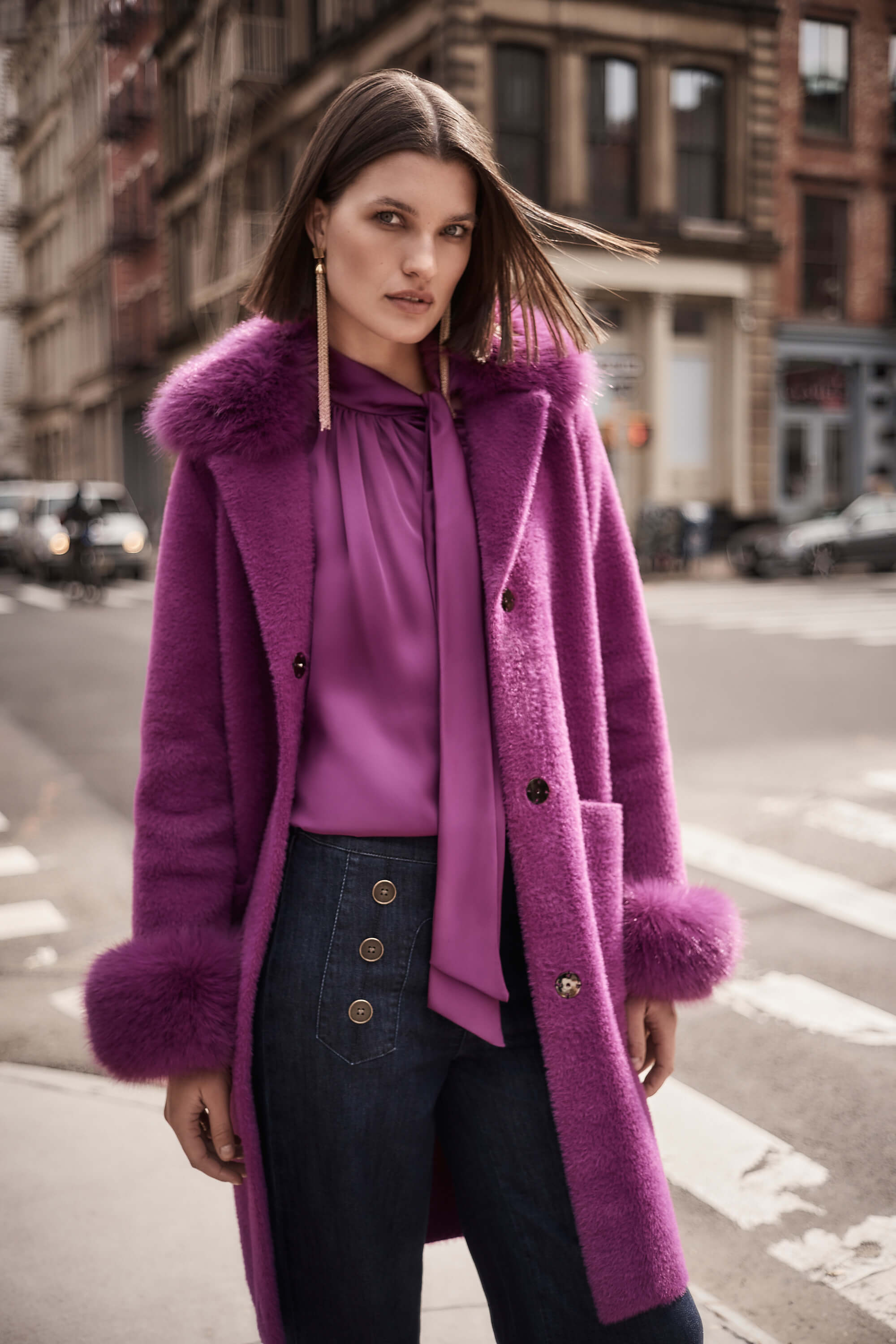 Top de raso con escote con lazo - 243022