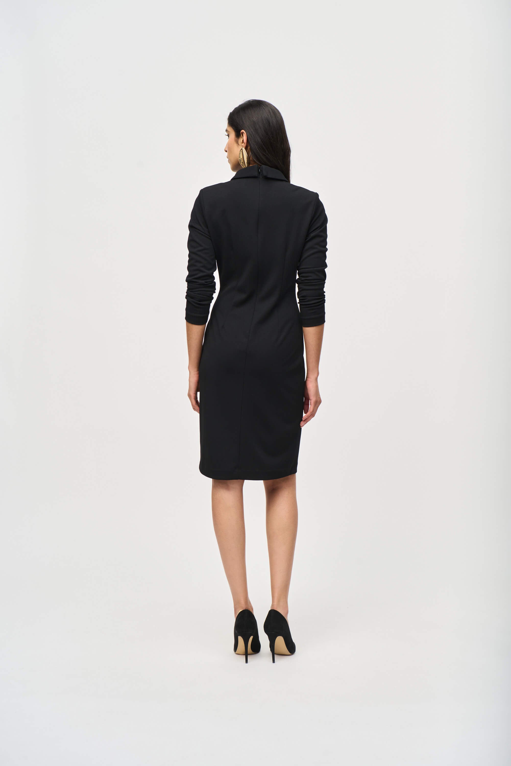 Vestido blazer de crepé scuba - 243146