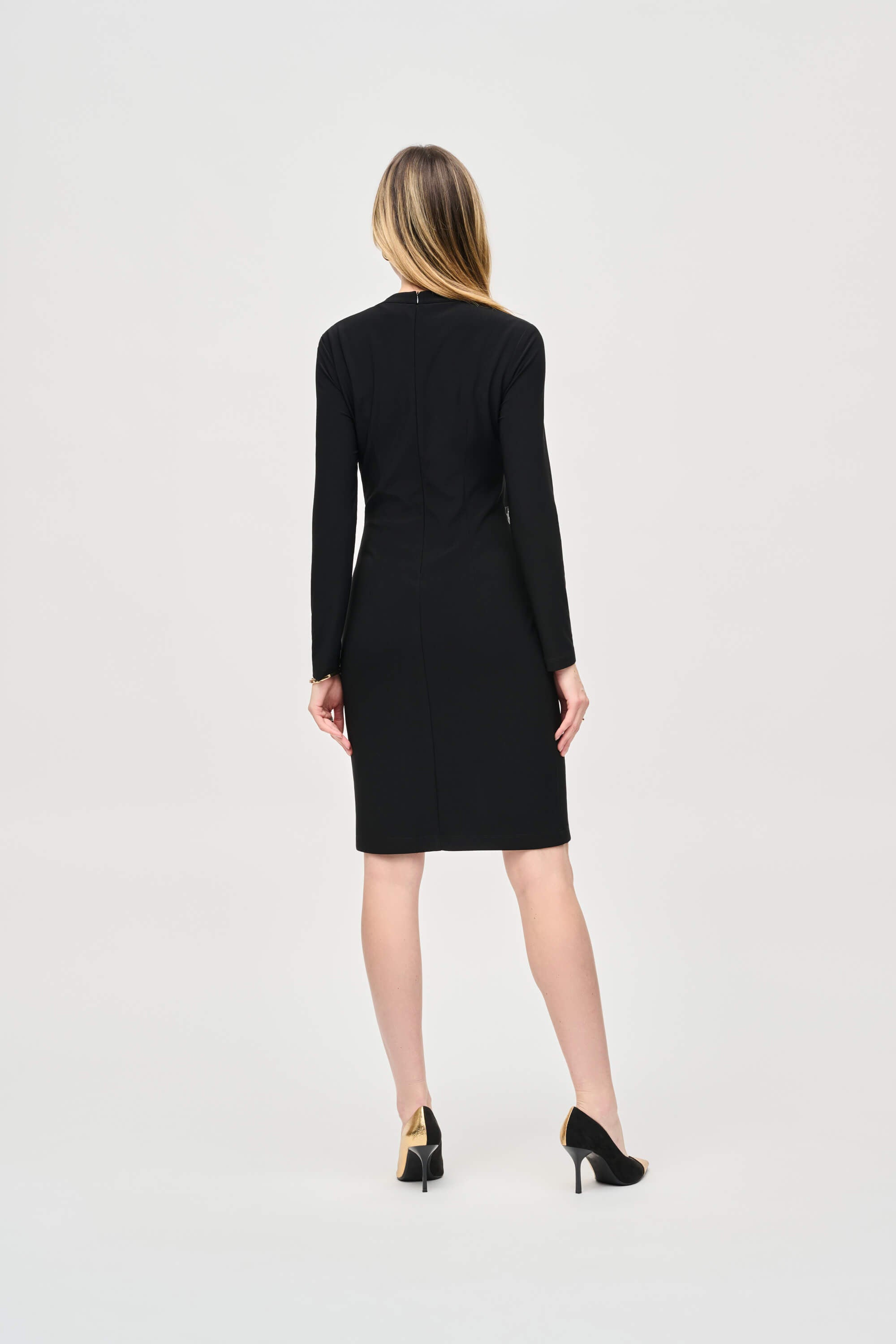 Vestido Lápiz Business Chic Manga Larga - 243274