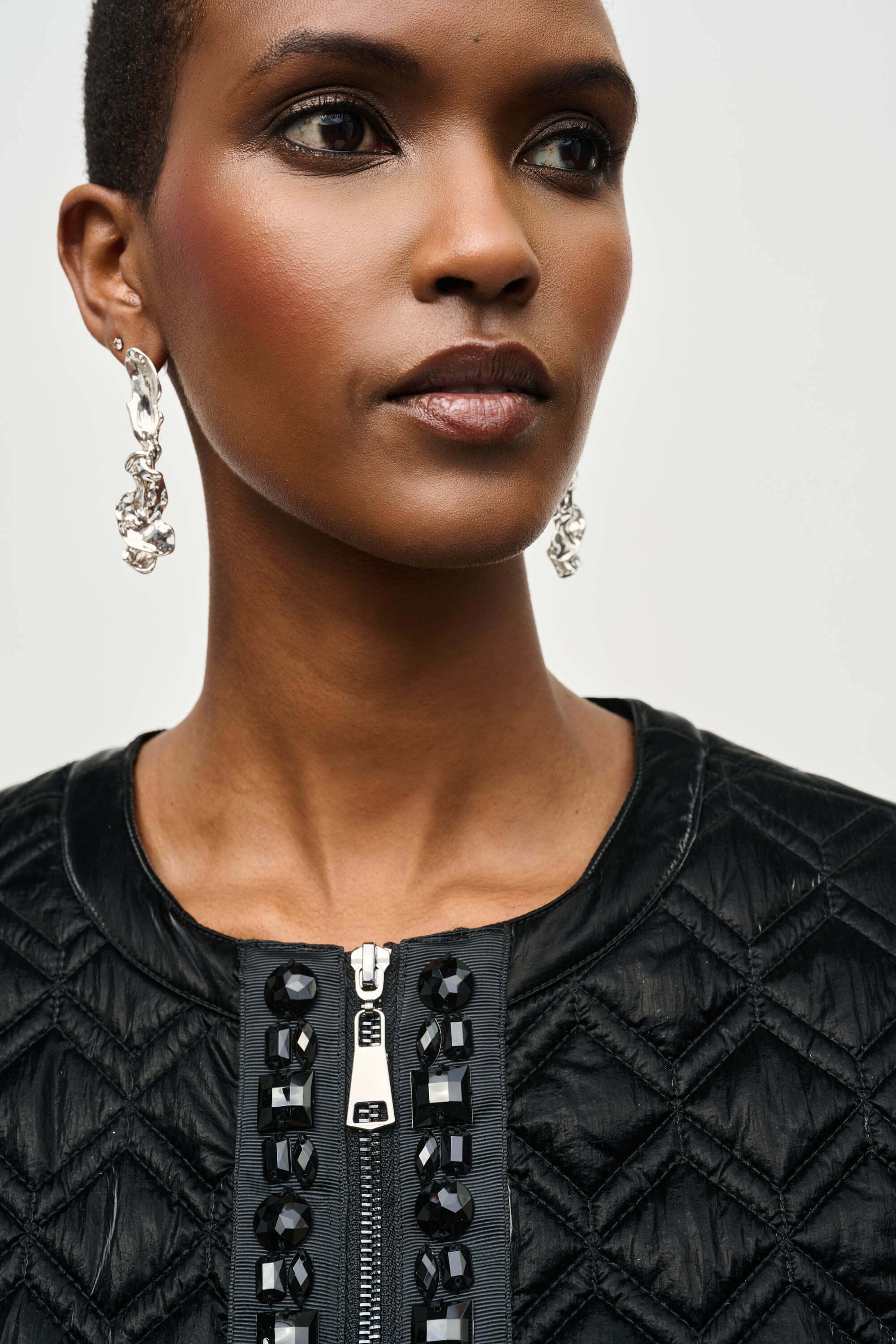 Abrigo acolchado con detalle de ribete - 243920