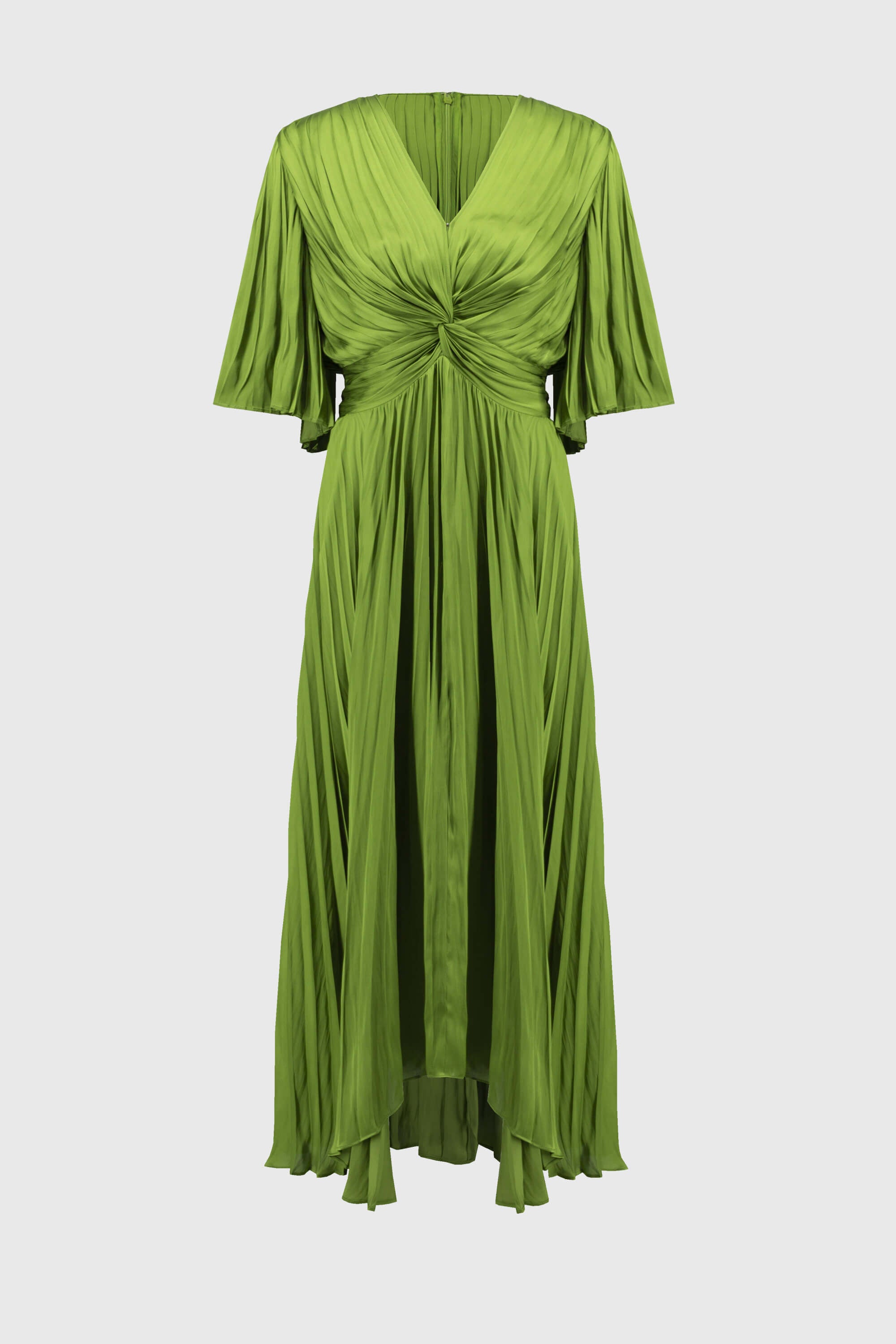 Joseph Ribkoff 251903 | Vestido midi plisado raso vista frontal
