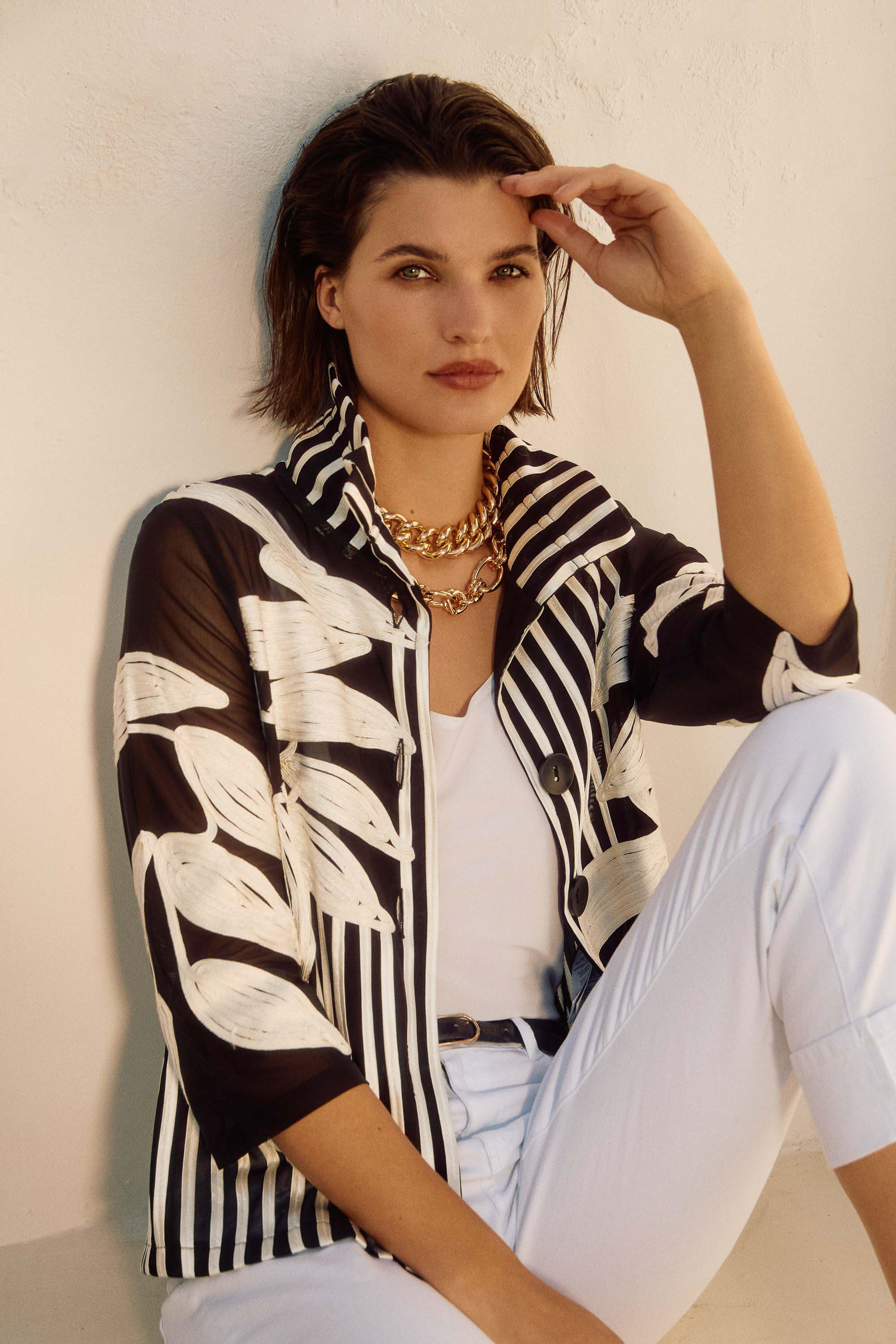 Chaqueta 251963 | Chaqueta malla raso vista frontal