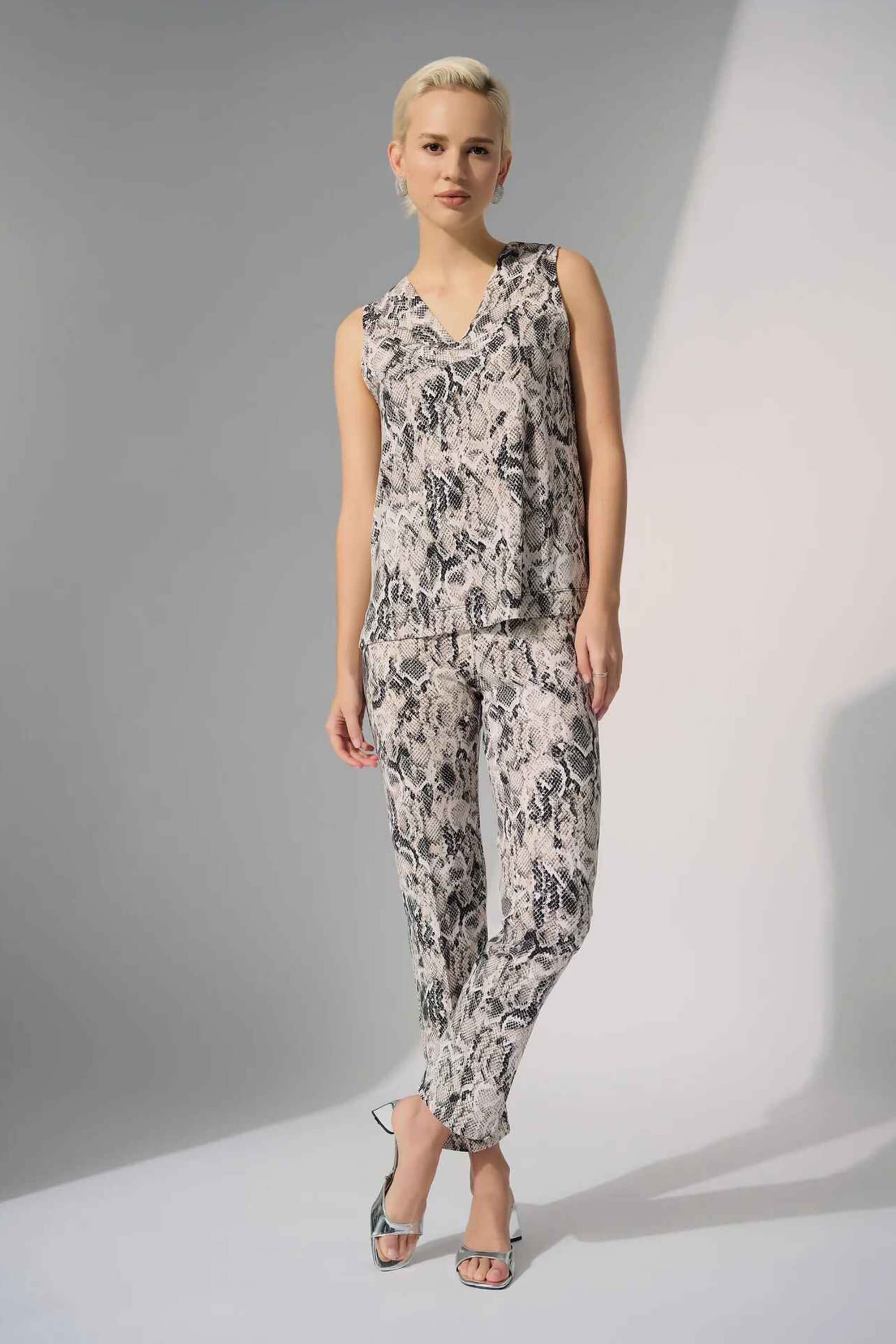 Top Recto Sin Mangas Estampado Python - 252243