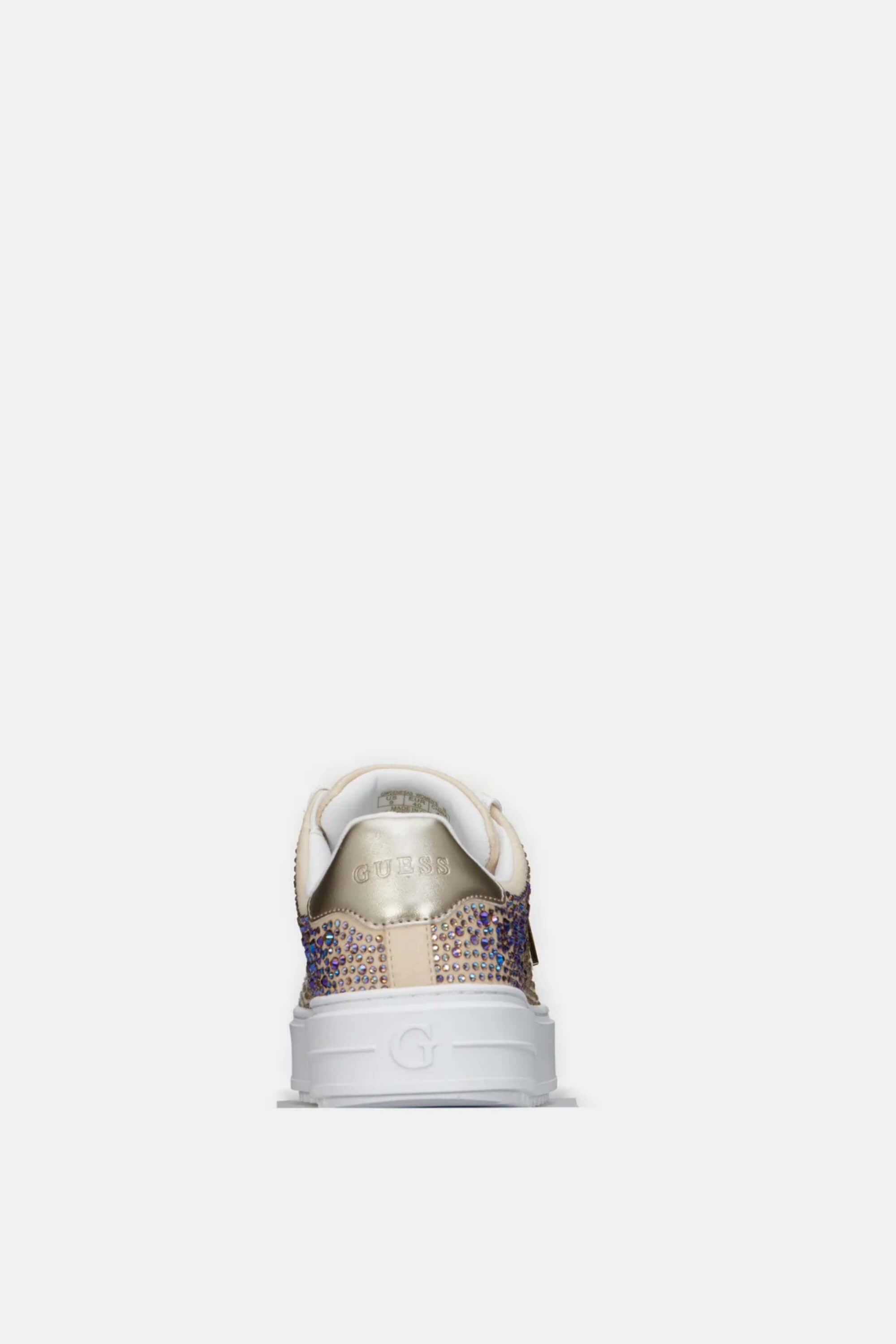 GUESS Denesa 9 | Tenis vista posterior detalles brillantes