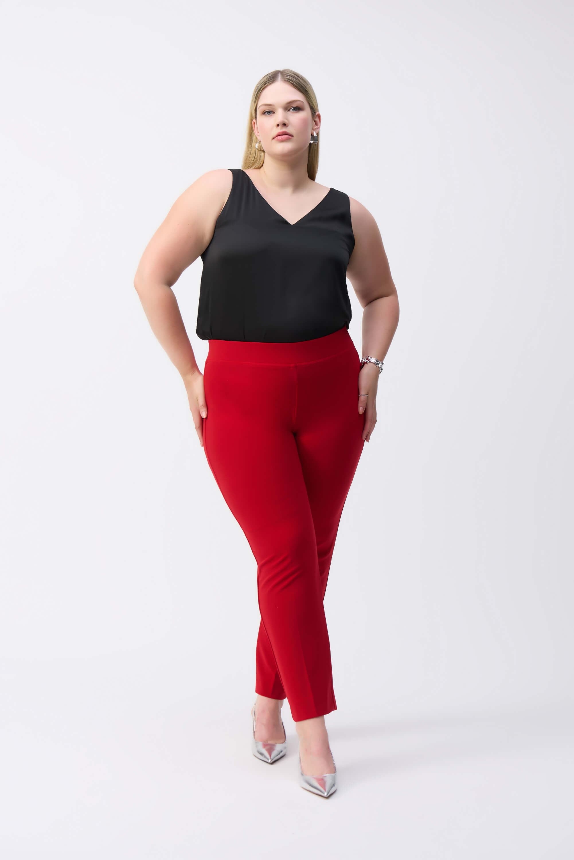 Pantalones rectos clásicos, colores de temporada - 143105F24