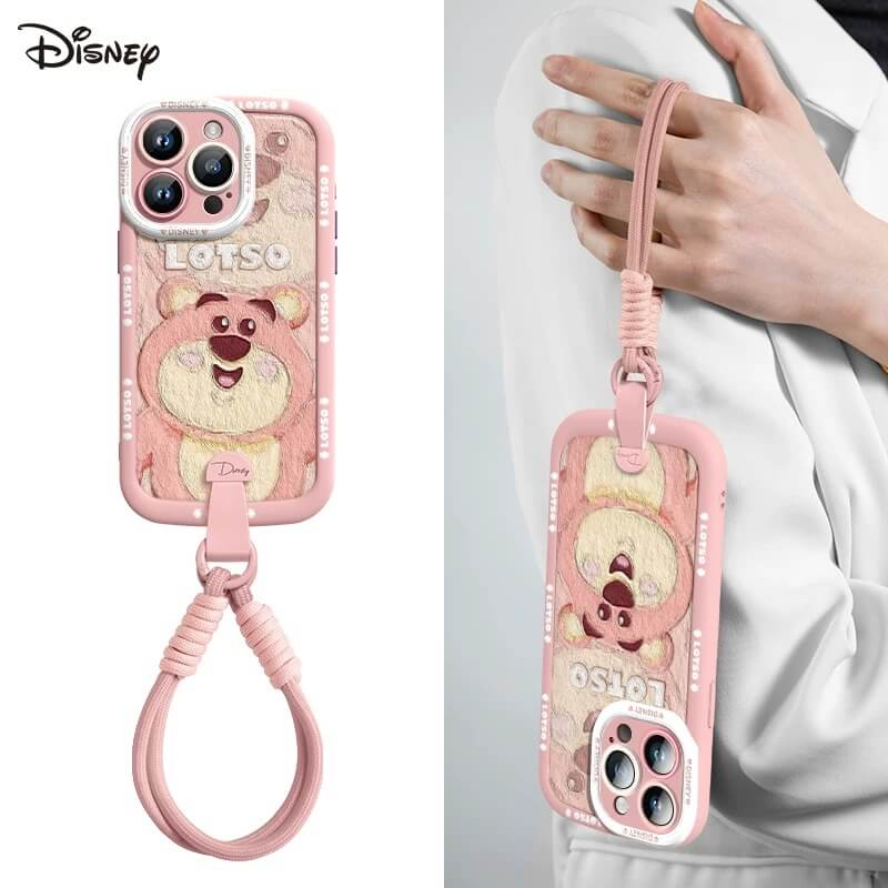 Funda iPhone Lotso Disney con Correa