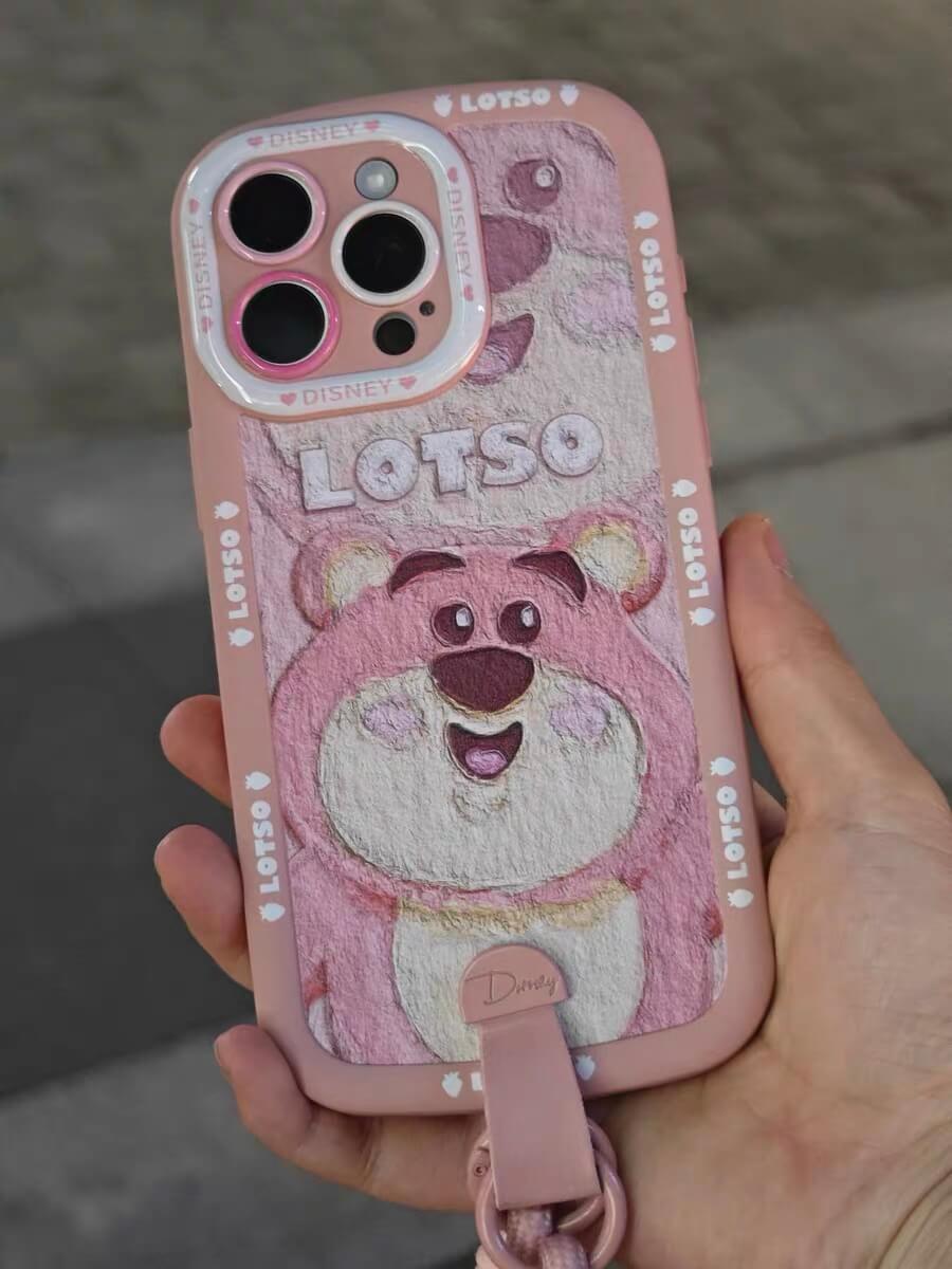 Funda iPhone Lotso Disney con Correa
