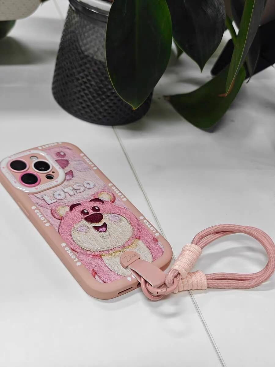 Funda iPhone Lotso Disney con Correa