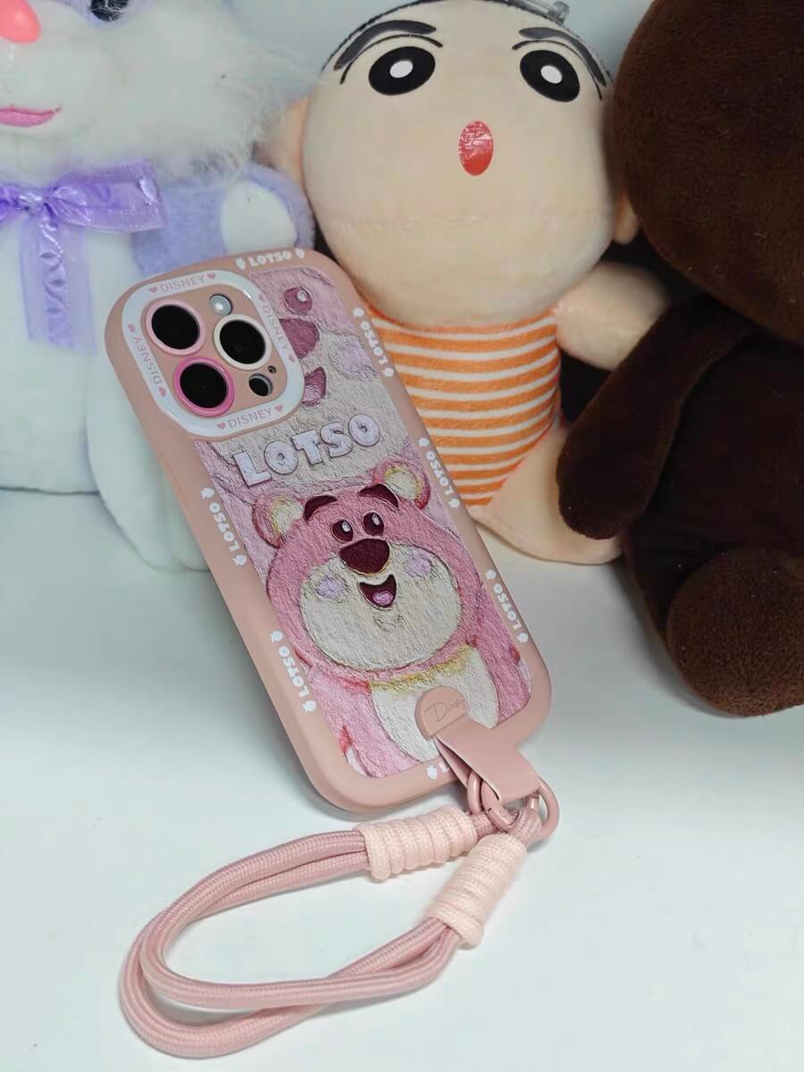 Funda iPhone Lotso Disney con Correa