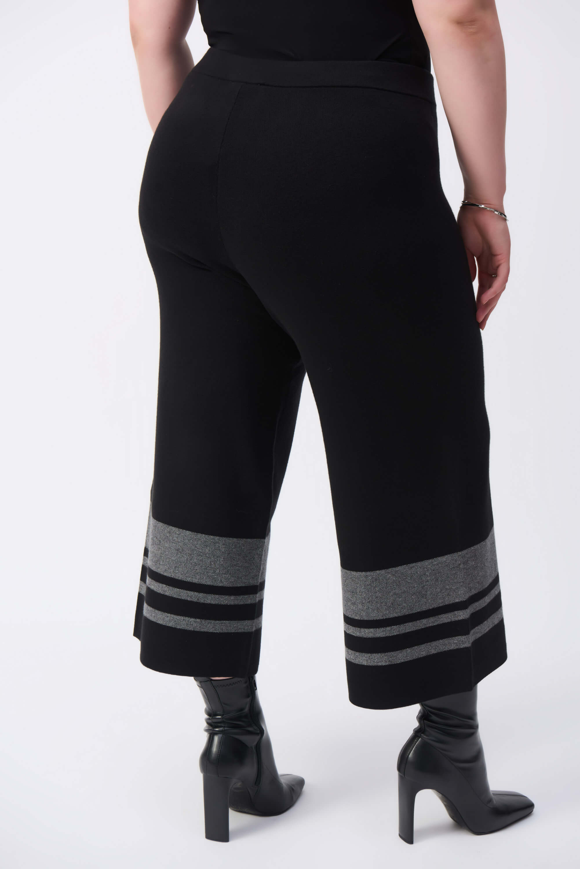 Pantalones culotte de punto tipo jersey de jacquard - 243950