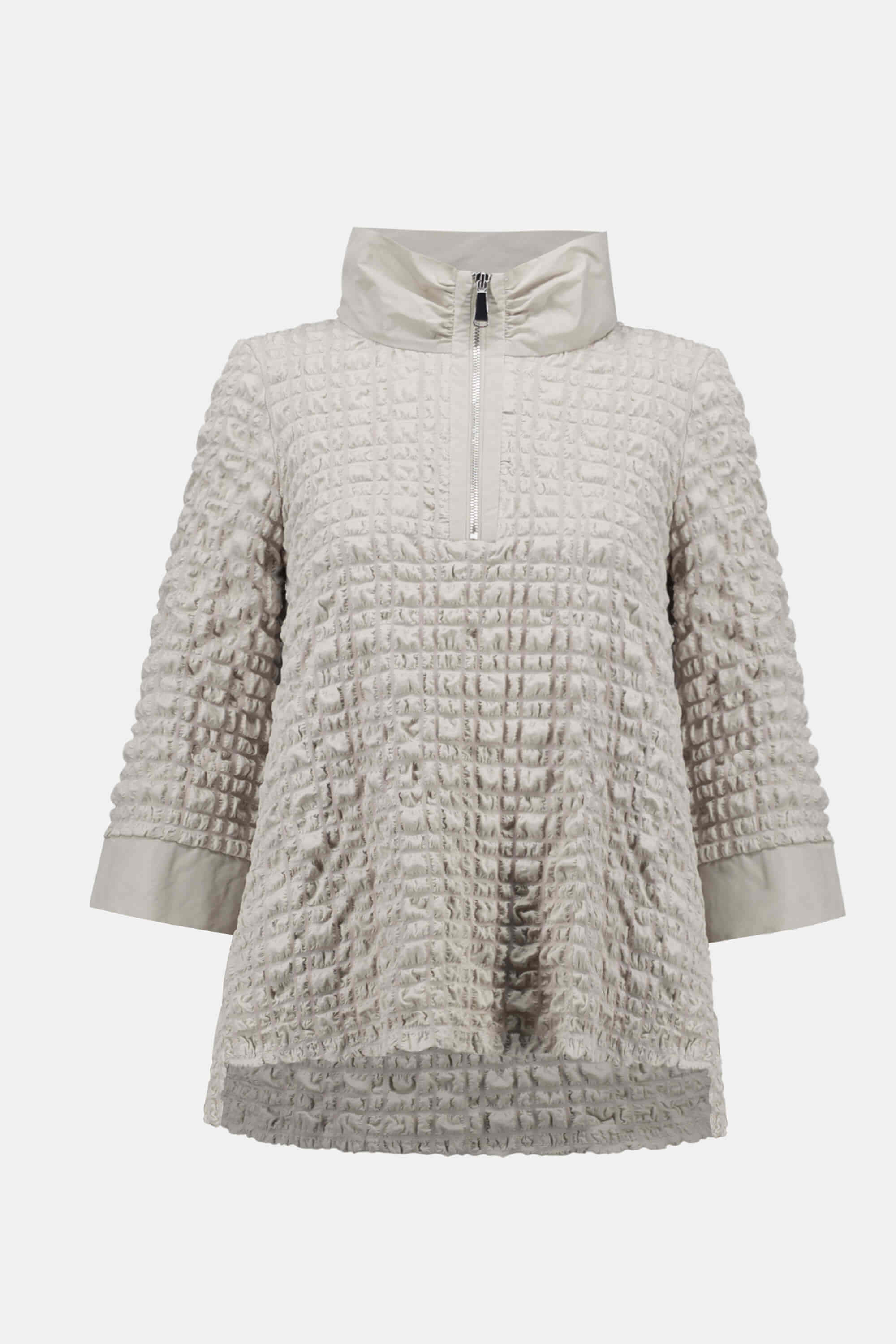 Top de línea A en jacquard burbuja - 253070